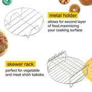 12pcs Air Fryer Accessory Kit for 8" Inch Airfryers